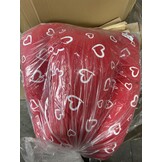 Zwangerschapskussen 235cm Katoen Rood/Wit Hartjes - 51% Korting!