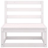 vidaXL 3-delige Loungeset Grenenhout Wit - 56% Korting!