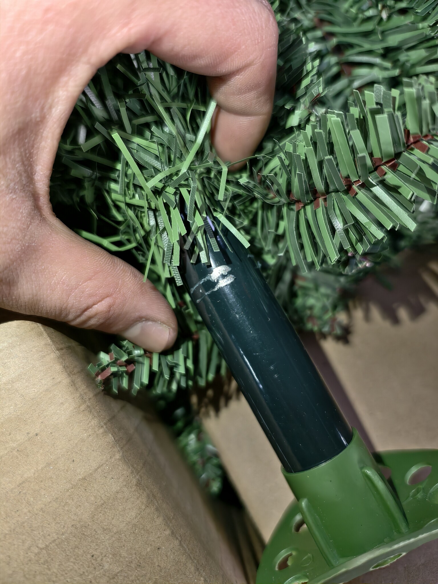 Kunstkerstboom 240 cm - Uitvouwsysteem - Groen