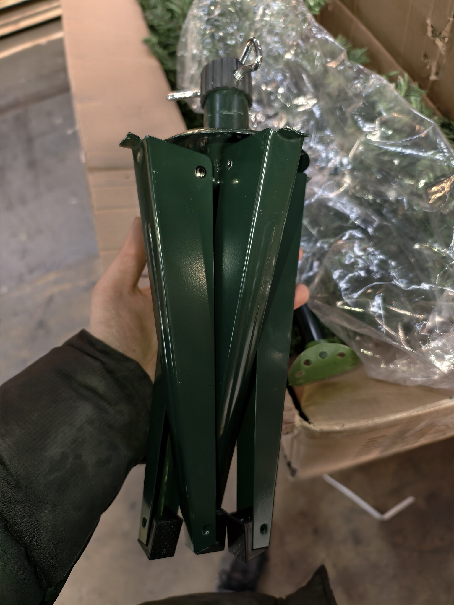 Kunstkerstboom 240 cm - Uitvouwsysteem - Groen