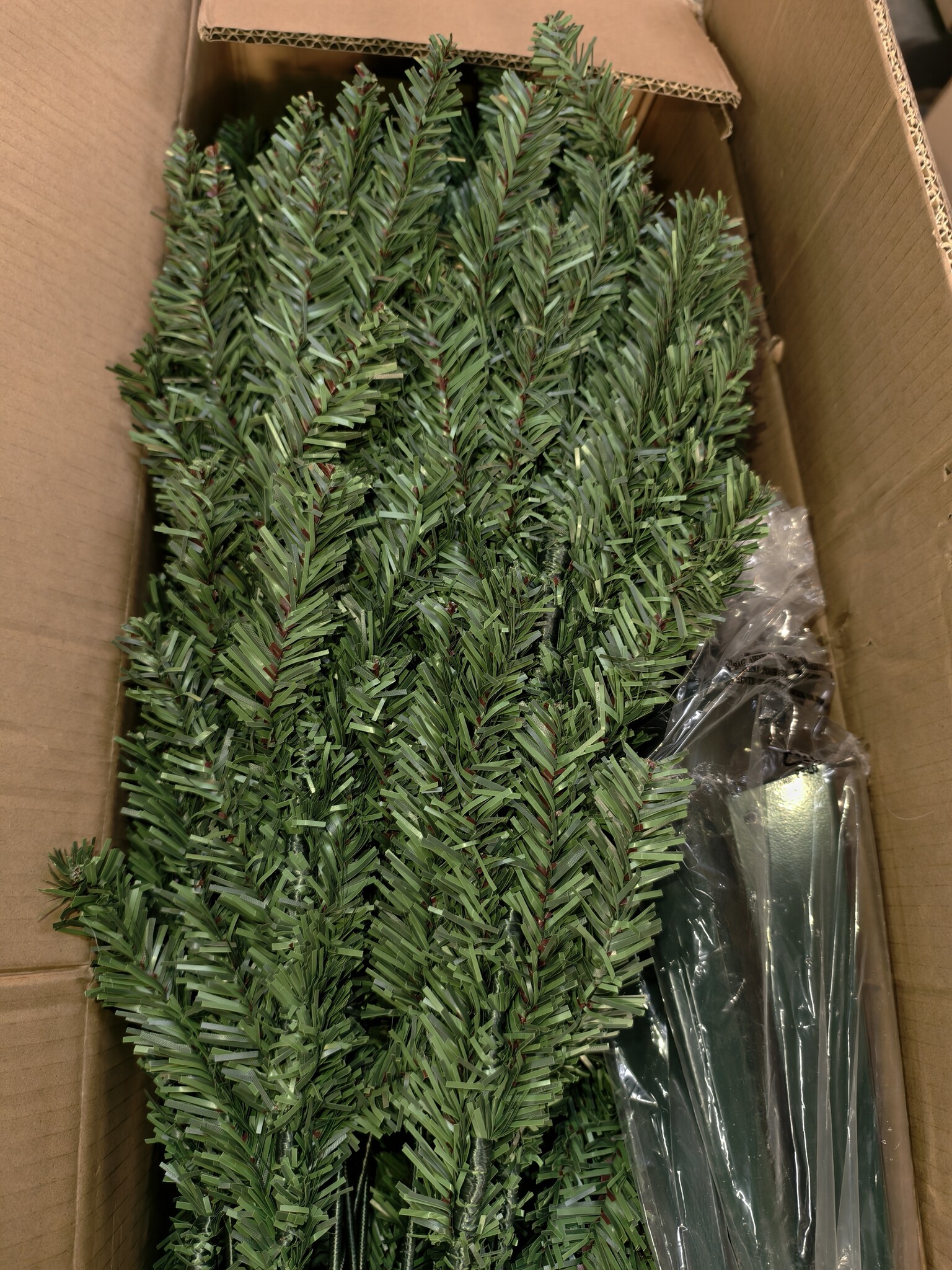 Kunstkerstboom 240 cm - Uitvouwsysteem - Groen