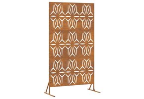 vidaXL Privacyscherm Grijs Staal - Nu met 40% Korting!