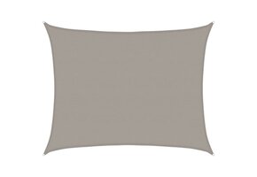 vidaXL Zonnezeil Rechthoekig 6x8m HDPE Lichtgrijs - 61% Korting!