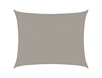 vidaXL Zonnezeil Rechthoekig 6x8m HDPE Lichtgrijs - 61% Korting!