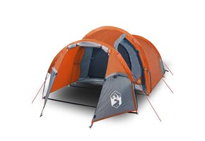 vidaXL Tunneltent 2-persoons Waterdicht Oranje - 35% Korting!