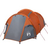 vidaXL Tunneltent 2-persoons Waterdicht Oranje - 35% Korting!