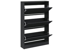 vidaXL Schoenenkast Zwart - 40% Korting!