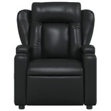 vidaXL Fauteuil Kunstleer Zwart - 40% Korting