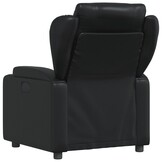 vidaXL Fauteuil Kunstleer Zwart - 40% Korting
