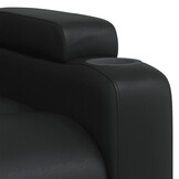vidaXL Fauteuil Kunstleer Zwart - 40% Korting