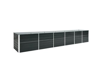 vidaXL Verhoogde Plantenbak 480x80x77cm Staal Antraciet - 55% Korting!