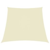 vidaXL Trapezium Zonnescherm 4/5x4m Oxford Crème - 76% Korting!