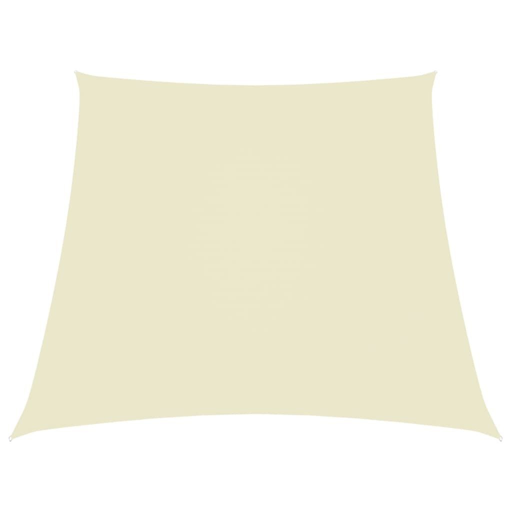 vidaXL Trapezium Zonnescherm 4/5x4m Oxford Crème - 76% Korting!
