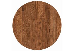 vidaXL Tafelblad Anders Donkerbruin Ø 60x2.5cm Massief Eikenhout - 59% Korting!