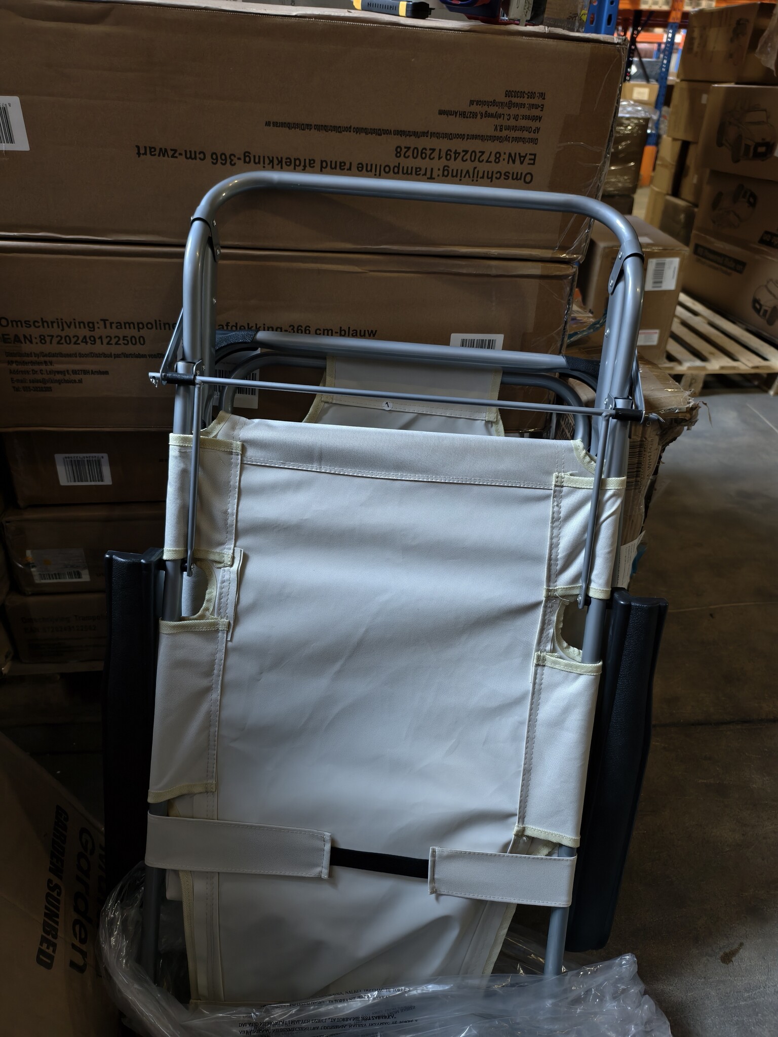 Tuin Ligstoel 2in1 Beige - 64% Korting