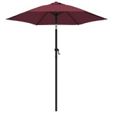 VidaXL Parasol Aluminium Bordeauxrood - 44% Korting!