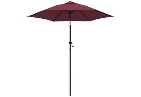 VidaXL Parasol Aluminium Bordeauxrood - 44% Korting!