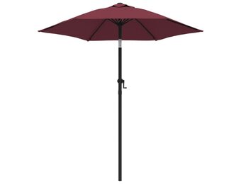 VidaXL Parasol Aluminium Bordeauxrood - 44% Korting!