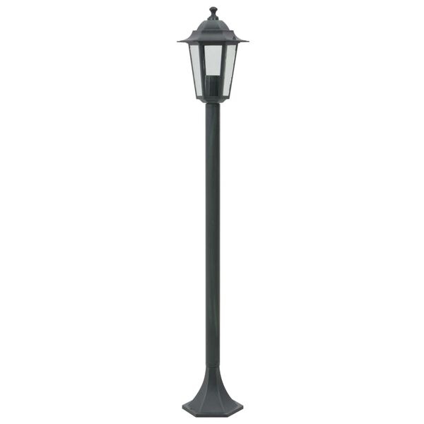 vidaXL Tuinpaalverlichting E27 110cm Aluminium Donkergroen (6 st.) - 61% Korting!