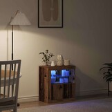 vidaXL Dressoir Bruin 60.5x37x67 cm Bewerkt Hout - 56% Korting