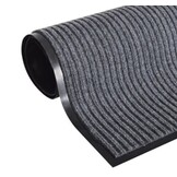 Deurmat XXL 240x120 cm Grijs Geribbeld - 55% Korting!