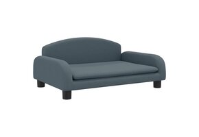 vidaXL Kinderbank donkergrijs - 51% Korting!