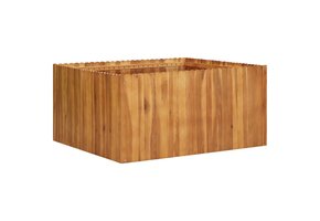 vidaXL Verhoogde Plantenbak 100x100x50cm Acaciahout - 51% Korting!