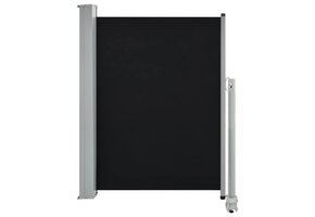 vidaXL Tuinscherm uittrekbaar 100x300 cm zwart