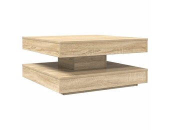vidaXL Draaibare Salontafel 70x70cm Sonoma Eiken | Nu 40% Korting!