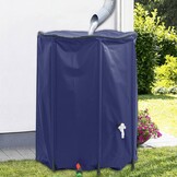 vidaXL Watertank met kraan 1350L PVC (Opvouwbaar) - 64% Korting!