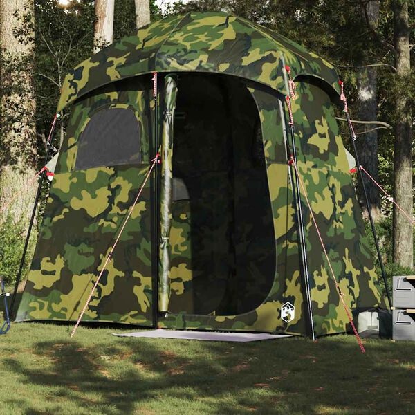 vidaXL Douchetent 2-persoons waterdicht camouflage - 51% Korting!