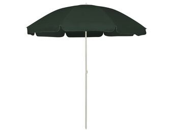 vidaXL Strandparasol 240 cm groen - 49% Korting!