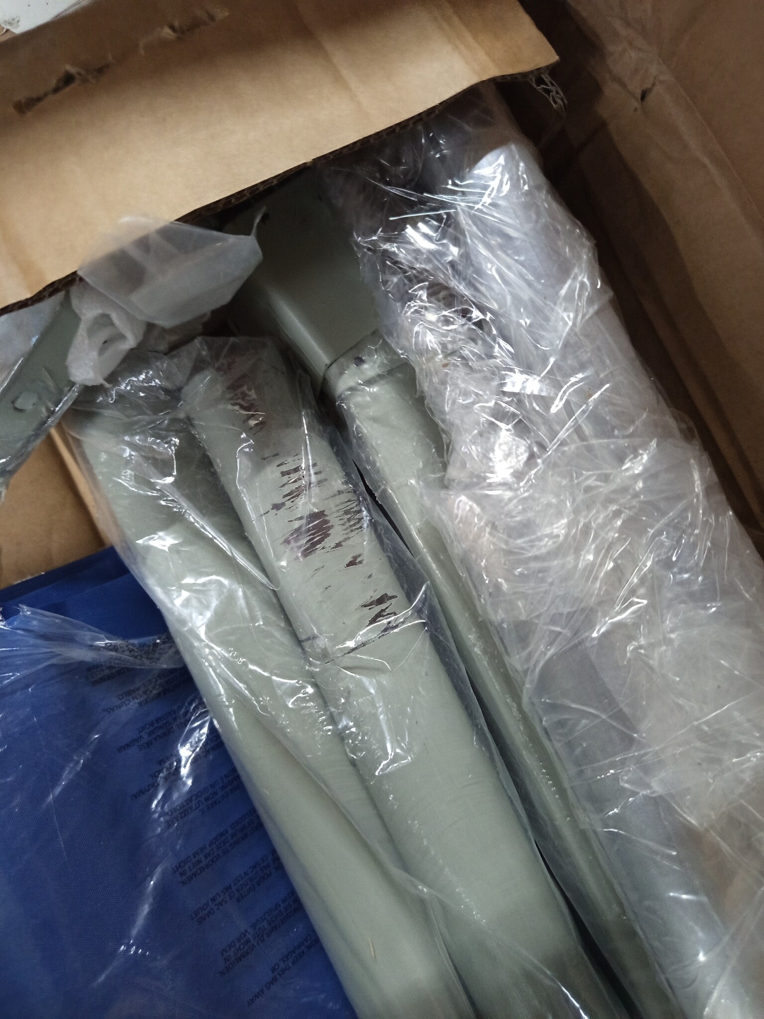 vidaXL Uittrekbaar Tuinscherm 200x600cm Blauw | 73% Korting!