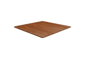 vidaXL Tafelblad vierkant 90x90x1,5 cm behandeld eiken donkerbruin