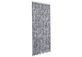 vidaXL Vliegengordijn Chenille Zilver 90x220 cm - 56% Korting!