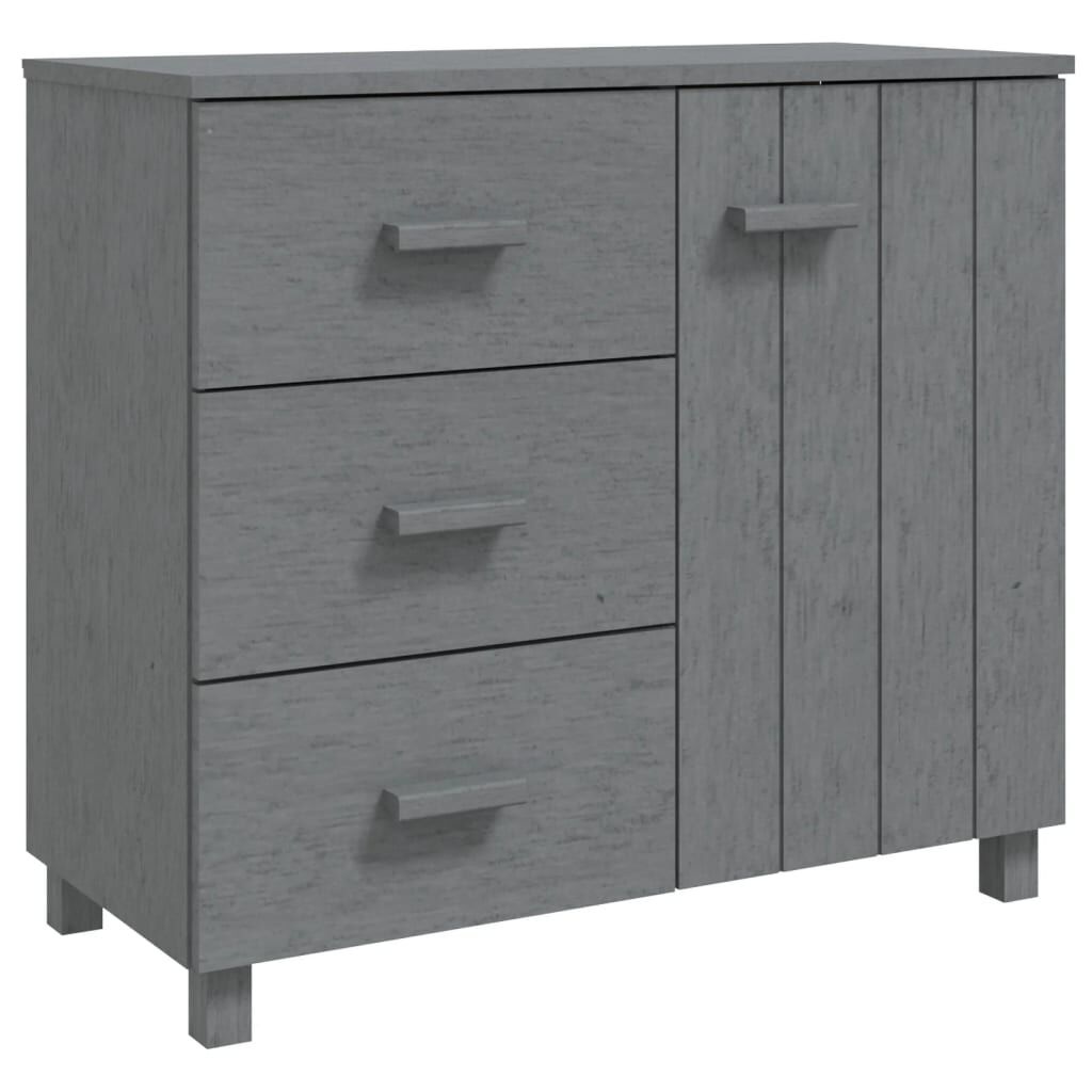 vidaXL HAMAR Dressoir Grenenhout Donkergrijs - 53% Korting!