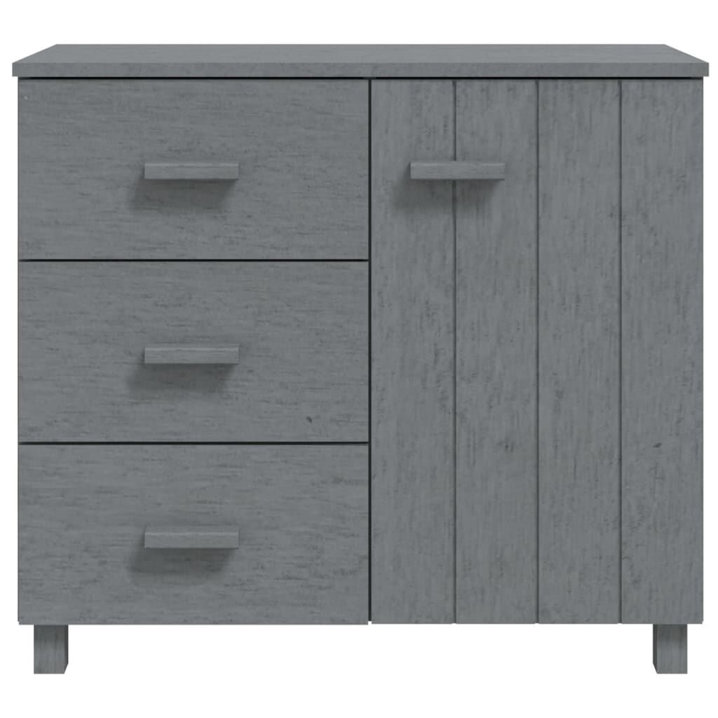 vidaXL HAMAR Dressoir Grenenhout Donkergrijs - 53% Korting!