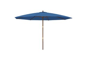 vidaXL Parasol 400x273 cm Azuurblauw - 68% Korting!