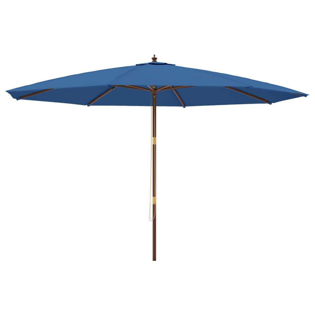 vidaXL Parasol 400x273 cm Azuurblauw - 68% Korting!