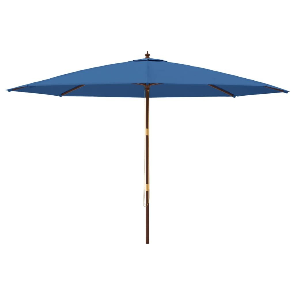vidaXL Parasol 400x273 cm Azuurblauw - 68% Korting!