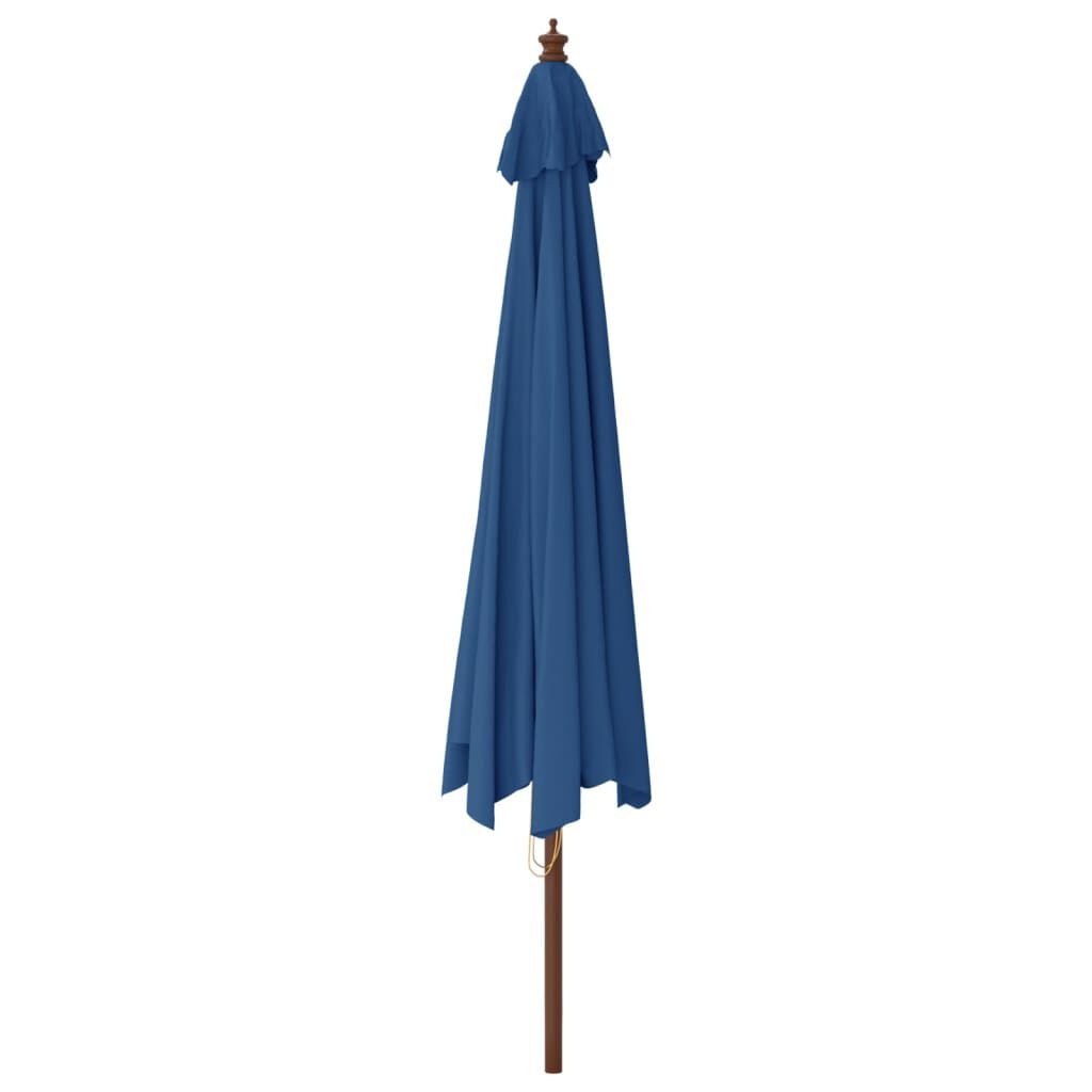 vidaXL Parasol 400x273 cm Azuurblauw - 68% Korting!