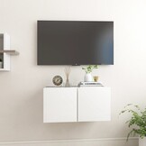 vidaXL Tv-hangmeubel 60x30x30 cm Wit - Nu 61% Korting!