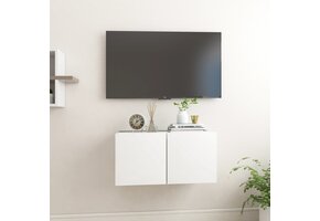vidaXL Tv-hangmeubel 60x30x30 cm Wit - Nu 61% Korting!