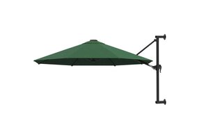 vidaXL Wandparasol 300cm Groen - 65% Korting!
