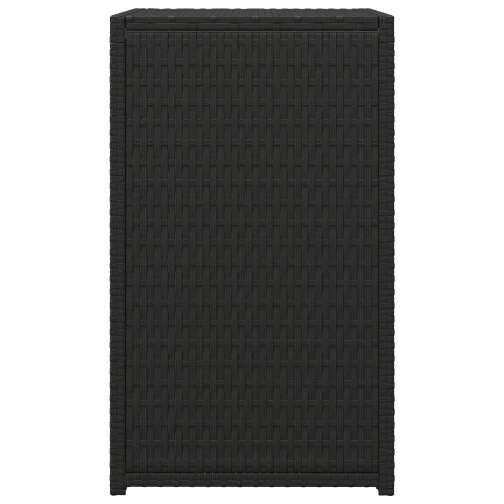 VidaXL C-vormige Bijzettafel - Poly Rattan Zwart - 51% Korting