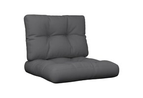 vidaXL Palletkussens 2 st Antraciet - Nu 60% Korting!