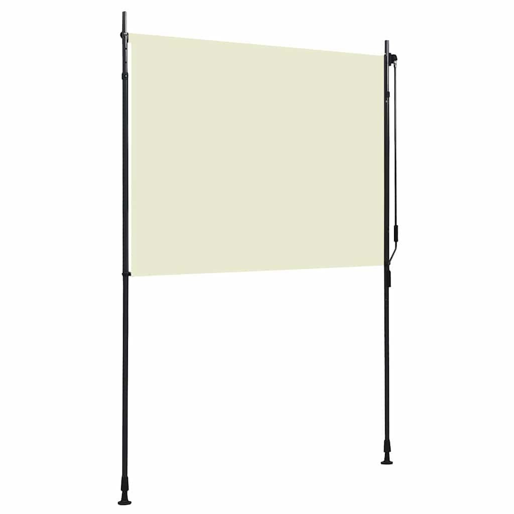 vidaXL Rolgordijn Buiten 150x270 cm Crème - 53% Korting!