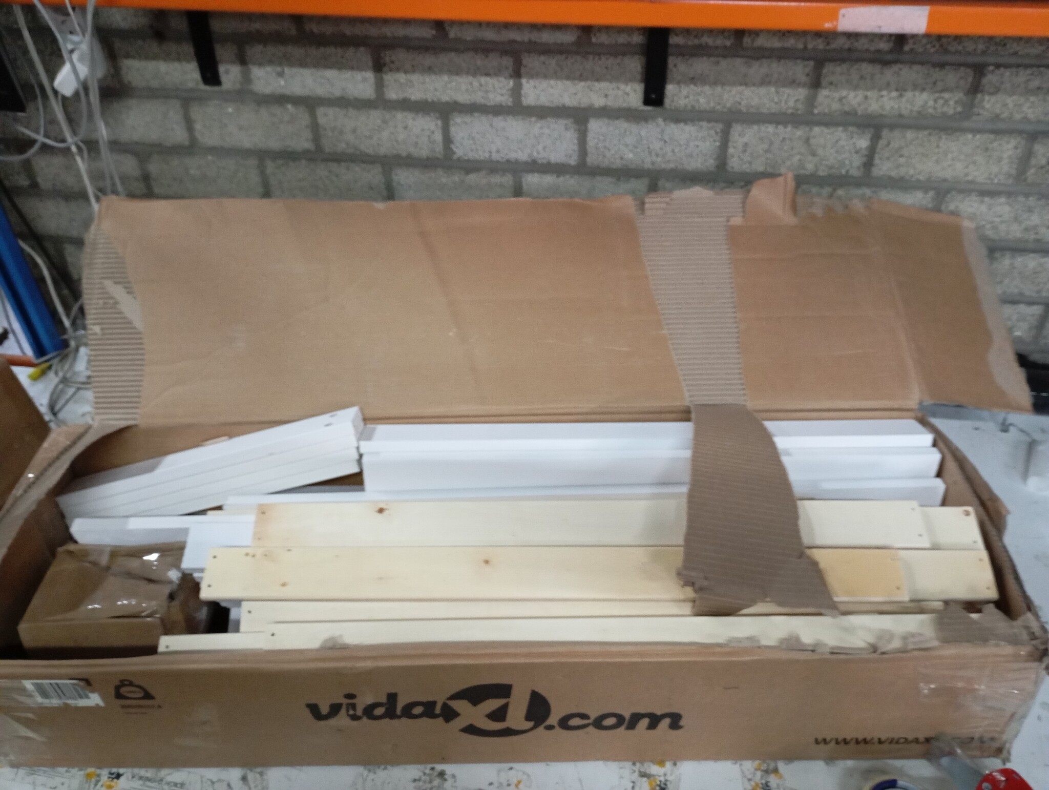 vidaXL Stapelbed 75x190 cm Grenenhout Wit - 55% Korting!