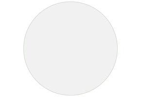 vidaXL Tafelbeschermer Ø 110 cm PVC Transparant - 70% Korting!
