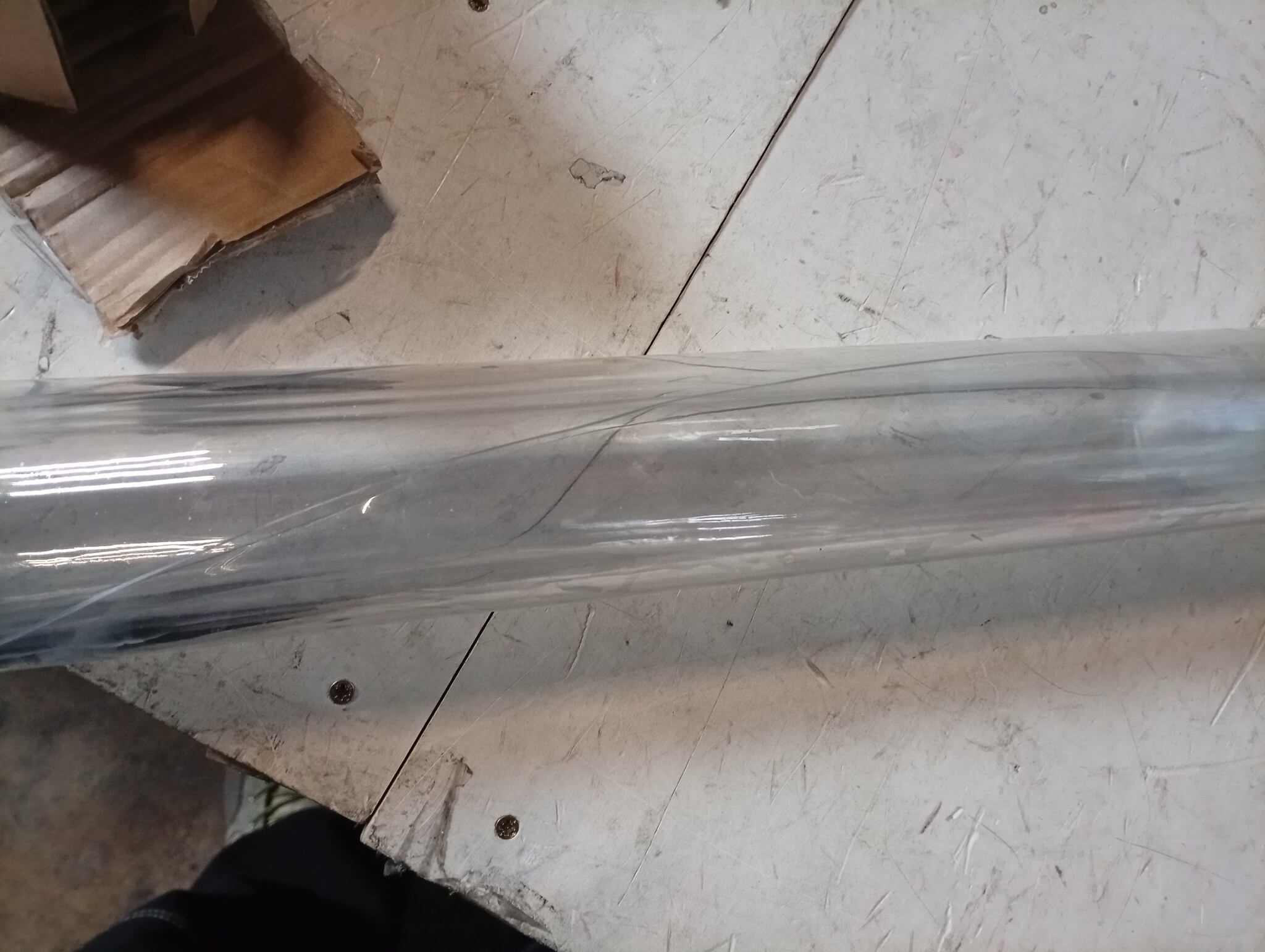 vidaXL Tafelbeschermer Ø 110 cm PVC Transparant - 70% Korting!